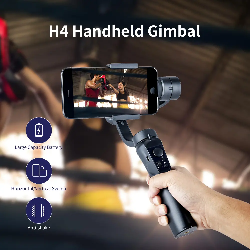 Bilişim Burada H14 3 Eksenli Akıllı Sarsıntı Engelleyici El Gimbal Sabitleyici 3 Axis Handheld Gimbal